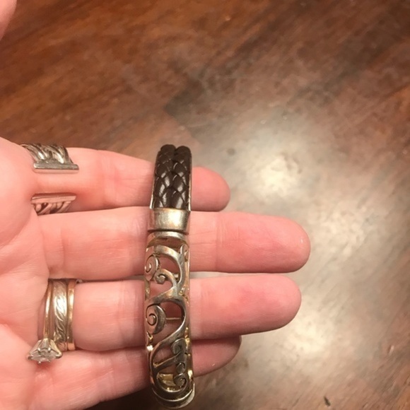 💛Brown and gold bangle bracelet - Picture 2 of 4